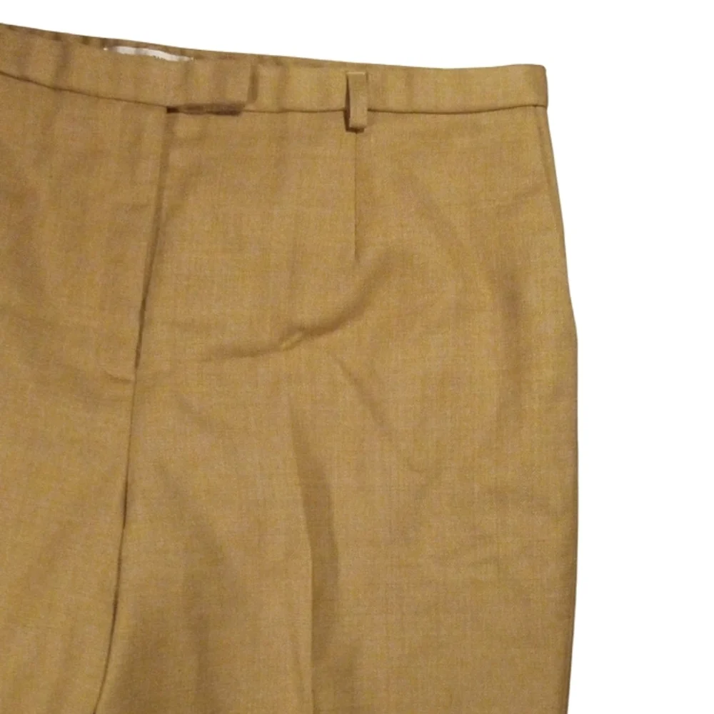 Pendleton Camel Virgin Wool Dress Slacks Pockets Career Office Size 14 - Picture 3 of 11